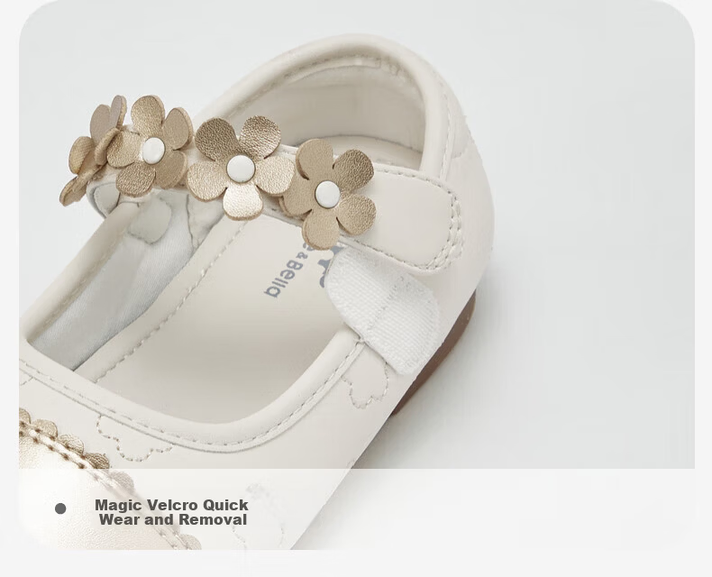 DAVE & BELLA Children's Leather Shoes Girls Spring Little Chanel Style Princess Shoes Big Kids Single Shoes Little Chanel Style 5